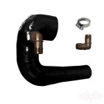 EVO Powersports 2016-2019 Polaris RZR XP Turbo V-Flow Intake Boot (Black) - 203FP0008