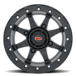 GMZ Podium Beadlock UTV Wheel - 14" | 15" - Matte Black