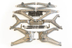 Complete HCR Racing high-clearance A-Arm suspension kit for Polaris Ranger XP 1000 with forward offset design.