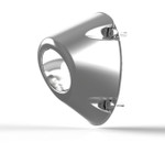 HMF Euro - Vertical End Cap - Polished | Black | Blackout