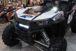 Polaris RZR XP 1000 / RZR 900 Hood A-Pillar Light Mounts with LED Lights - Pair