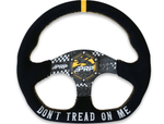 Don't Tread on Me Comp-R Suede Steering Wheel (D-Shaped)
