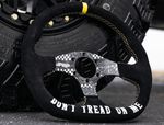 Don't Tread on Me Comp-R Suede Steering Wheel (D-Shaped)