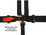 PRP Adjustable 5-Point Crotch Belt - Latch & Link|Cam-Lock Buckles