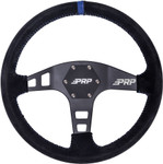 PRP Flat Suede Steering Wheel - Blue | Red | Orange | Black
