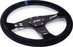 PRP Flat Suede Steering Wheel - Blue | Red | Orange | Black