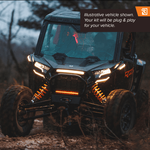 Ravek|2022-2023 Can-am Defender|Running Apex Lights - White Ravek|2022-2023 Can-am Defender|Running Apex Lights - White