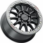 Raceline | 2022+ Polaris RZR Pro R | A14 Alpha Bead Lock Wheel - Black & Gunmetal | 15" | 17" Raceline | 2022+ Polaris RZR Pro R | A14 Alpha Bead Lock Wheel - Black & Gunmetal | 15" | 17"