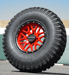 Raceline | A94 Krank Black & Red Wheel - 14" | 15"