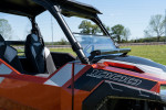 Rough Country Scratch Resistant Poly Half Windshield for Polaris General / General 4 Rough Country Scratch Resistant Poly Half Windshield for Polaris General / General 4