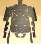 Trail Armor|2011-2014 Polaris RZR XP 900|Full Skids w/ Slider Nerfs Extended Rear Coverage - TA012FULLSKIDEC-RZR900-BK