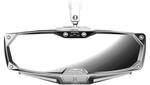 Seizmik Halo-RA LED Rearview Mirror with Cast Aluminum Bezel for 2 inch and 1.875 inch; Round Tube ROPS Seizmik Halo-RA LED Rearview Mirror with Cast Aluminum Bezel for 2 inch and 1.875 inch; Round Tube ROPS