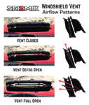 Seizmik Polaris General Full Versa-Vent Windshield Seizmik Polaris General Full Versa-Vent Windshield