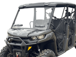 Spike|2016+ Can-am Defender|Comfort Flow Venting Windshield w/ Hard Coat - 78-2295