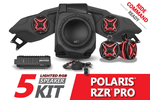 SSV|Polaris RZR Pro Lighted 5-Speaker Plug-&-Play System FOR RIDE COMMAND - 230-RZ5-Q5VRC