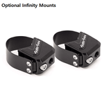 Stealth Navigator Mirrors w/ Light Brackets