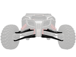 Super ATV 2017+ Can-am Maverick X3 - 64" & 72" Wide 1.5" Sidewinder A-Arms Offset - Front - AA-CA-X3-1.5-WC-02