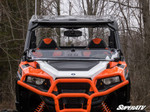 Super ATV Scratch Resistant Flip Down Windshield for Polaris General Super ATV Scratch Resistant Flip Down Windshield for Polaris General