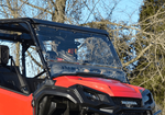 Super ATV|2016+ Honda Pioneer 1000|1000-5|1000-6|Scratch Resistant Flip Windshield
