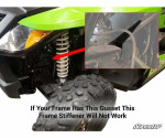 SuperATV Arctic Cat Wildcat Trail Frame Stiffener / Gusset Kit