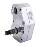 Rear view of Can-Am Commander with 6" portal gear lift and extended trailing arms for stability Rear view of Can-Am Commander with 6" portal gear lift and extended trailing arms for stability