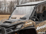 Can-Am Maverick Trail vented full windshield with BreezeRite vents fully open Can-Am Maverick Trail vented full windshield with BreezeRite vents fully open