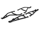 High-clearance chromoly A-arms and heavy-duty trailing arms from SuperATV lift kit High-clearance chromoly A-arms and heavy-duty trailing arms from SuperATV lift kit