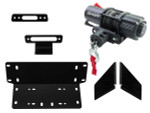 SuperATV Kawasaki Teryx Winch Mounting Plate SuperATV Kawasaki Teryx Winch Mounting Plate