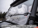 SuperATV Polaris General XP 1000 Scratch Resistant Flip Down Windshield SuperATV Polaris General XP 1000 Scratch Resistant Flip Down Windshield