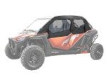 SuperATV Polaris RZR Turbo R 4 Primal Soft Cab Enclosure Upper Doors SuperATV Polaris RZR Turbo R 4 Primal Soft Cab Enclosure Upper Doors