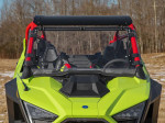 SuperATV Polaris RZR Turbo R Scratch-Resistant Flip Windshield SuperATV Polaris RZR Turbo R Scratch-Resistant Flip Windshield