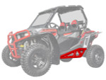 SuperATV Polaris RZR XP Turbo Heavy Duty Tube Rock Sliders (Red) - NB-P-RZR1K-03