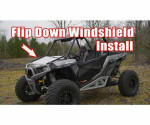 SuperATV RZR 900 Windshield (Flip Down) (Scratch Resistant) SuperATV RZR 900 Windshield (Flip Down) (Scratch Resistant)