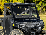 Super ATV|2015+ Polaris Ranger 1000|XP 1000|MaxDrive Power Flip Glass Windshield