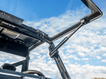 Super ATV|2015+ Polaris Ranger 1000|XP 1000|MaxDrive Power Flip Glass Windshield