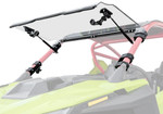 SuperATV Scratch-Resistant Flip-Up Windshield for Polaris RZR Turbo R|Turbo R 4 - FWS-P-PROR-70AA