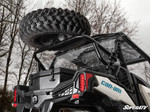 SuperATV Spare Tire Carrier for Can-Am Maverick Trail|Sport SuperATV Spare Tire Carrier for Can-Am Maverick Trail|Sport