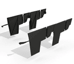 Thumper Fab|2019-2021 Polaris Ranger 570 Crew|Mid-Size|Half Doors