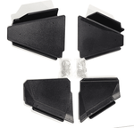 Trail Armor 2024-2025 Kawasaki Ridge A-arm guards showing 1/2" polymer construction and three-sided CV boot protection.