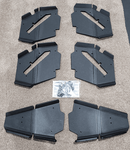 Trail Armor|2020+ Can-am Defender|iMpact A-Arm Guards for Factory Arched A-Arms - TA011ARMIMP-CAD-ARCH-BK