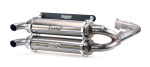 Trinity Racing Polaris RZR Turbo / S Full System Stainless Steel Exhaust - TR-4153D-SS
