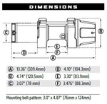 Warn VRX 35 Powersports Winch Warn VRX 35 Powersports Winch