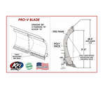 KFI|CFMoto UForce 500|600|800|1000|1000 XL|Pro V Plow System w/ Manual Angle Adjustment