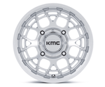 KMC KS139 Technic UTV Wheel | 15" - Gloss Silver Machined