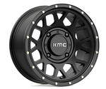 KMC KS135 Grenade UTV Wheel | 14" | 15" - Satin Black - KS135
