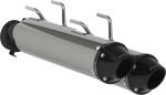 MBRP|2015-2019  Arctic Cat Wildcat X|Performance Series Stacked Dual Slip-On Exhaust - AT-9706PT