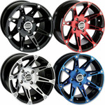 Moose 387X | Maxxis Zilla 25" - Polaris RZR 200 Wheel & Tire Package - PU-387X-Zilla25