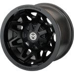 Moose 416X 12" Satin Black Wheel for Polaris RZR 200 - 12"x7" | 12"x8" - MU-416X-12in-SB