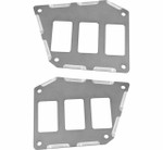 ModQuad Racing Polaris RZR XP 1000 XP Turbo 16-20 Switch Plate Panel (Grey, black) (6 Slot) - ModQuad Racing Polaris RZR XP 1000 XP Turbo 16-20 Switch Plate Panel (Grey, black) (6 Slot) -