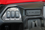 ModQuad Racing Honda Talon Switch Plate Panel (Black) (3 Slot) - H-SPD-BLK